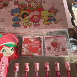 mirror lips glosses eyeshadow pallet