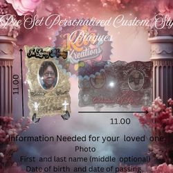 Blank Personalized Memorial Plaques & Elagant Car Charms
