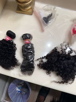Human Hair Curly Weave Bundles