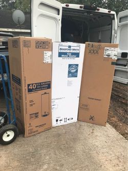 New 40 gal Gas Water Heater (installation included)