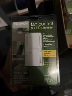 Lutron Maestro C•L Fan Control and LED Dimmer
