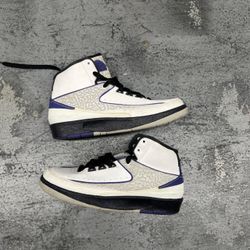 Air Jordan 2 Retro BG 'Concord Size 6.5y Women’s Size 8