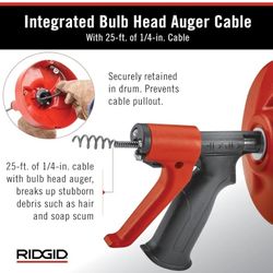 Ridgid 57043 POWER SPIN+ Power Spinner Drain Cleaner