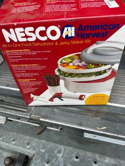NESCO American Harvest Food Dehydrator Jerky Maker Kit FD-60 500W With Box
