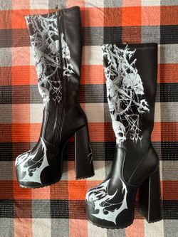 Cursed Elegy Platform Boots