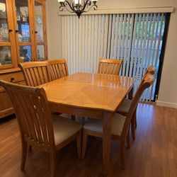 Dining Set And China Cabinet