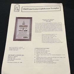Old Point Loma Lighthouse Sampler The Heart’s Content, Inc. Preowned