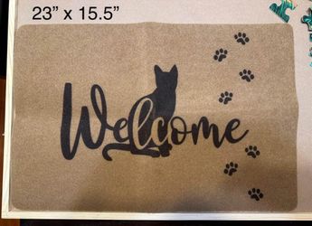 Cat Welcome Mat