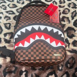 Sprayground Backpack Leather 