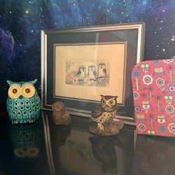 Vintage Owl Decor Bundle   $25.00 all