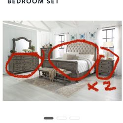 Queen 4 Piece Bedroom Set 