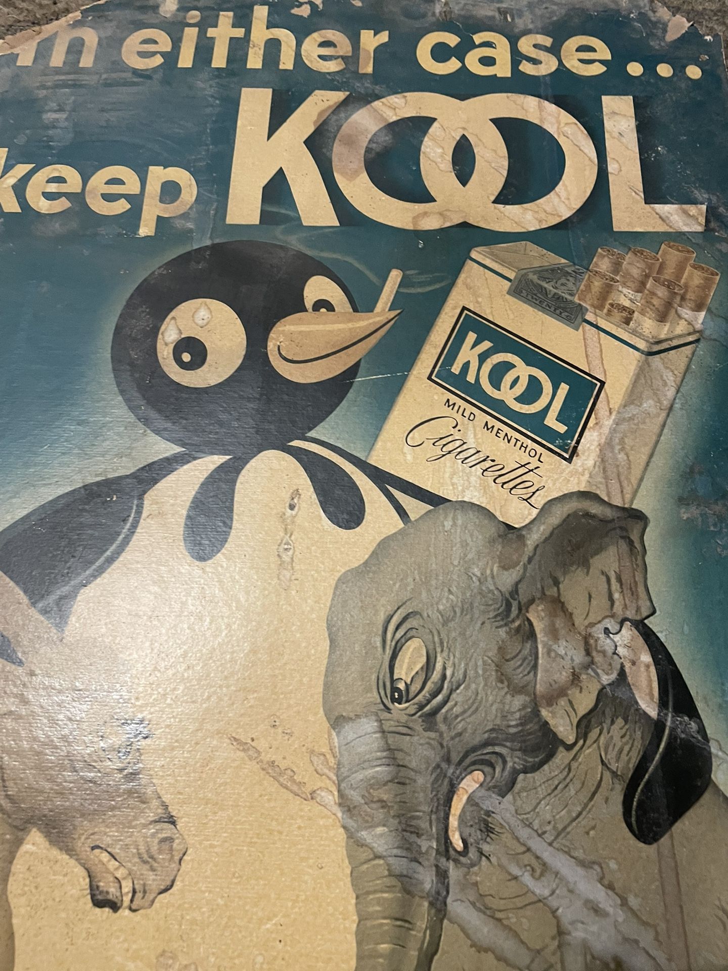 Kools Advertising Sign