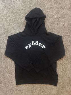 Sp5der Rhinestone VVS Hoodie (Medium)