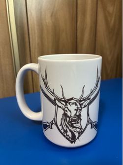 Deer Plaque Mug