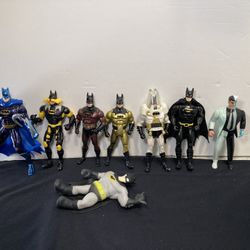 Vintage 90s Batman Action Figures Lot