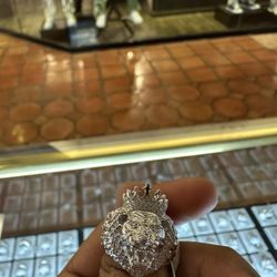 Sterling silver Moissanite Ring  