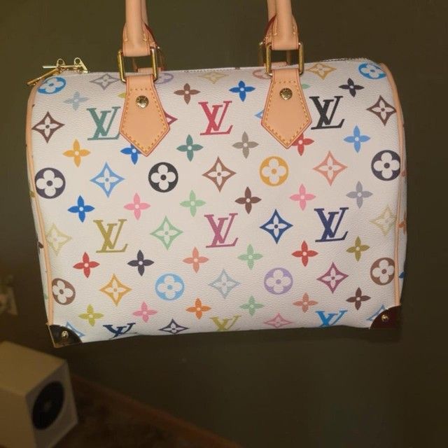 Luxury Women's White Classic Monogram Handbag