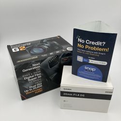 Blackmagic Pocket 6k G2 EF Mount & Sigma 20mm F1.4 DG