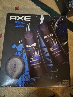 AXE Body Wash Gift Set & Detailer Shower Tool