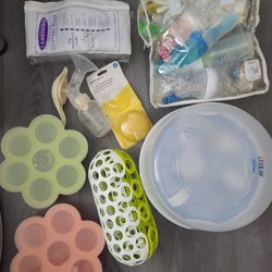 Breastpump, sterilizing, booster seat and other feeding accessories 