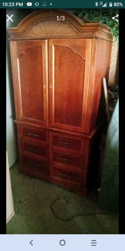 Real wood 30 bucks tv storage stand