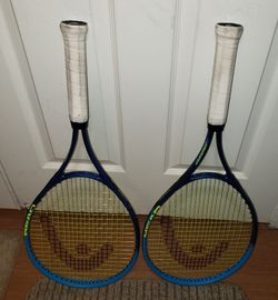2 Head Conquest Graphite Tennis Raquets