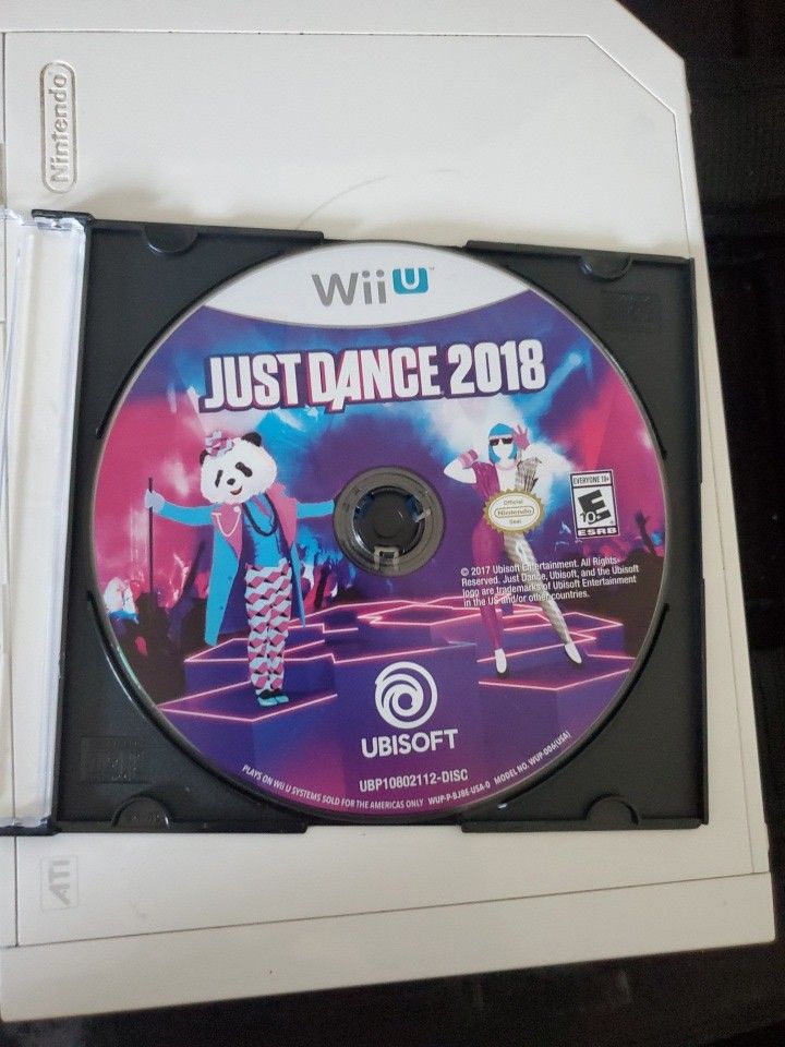 Nintendo wii U just Dance 2018 video game