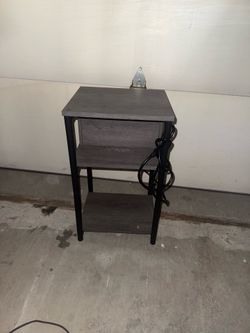 Nightstand with power outlet