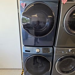 Front Load Washer And Electric Dryer Set Used In Good Condition With 90days Warranty 