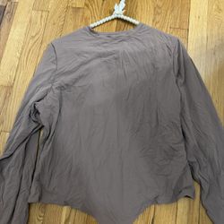 SKIMS Size 4X Women's Umber Long Sleeve Crew Neck Bodysuit AP-CRW-0739 NWT