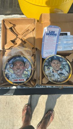 Baseball Commemorative Plates