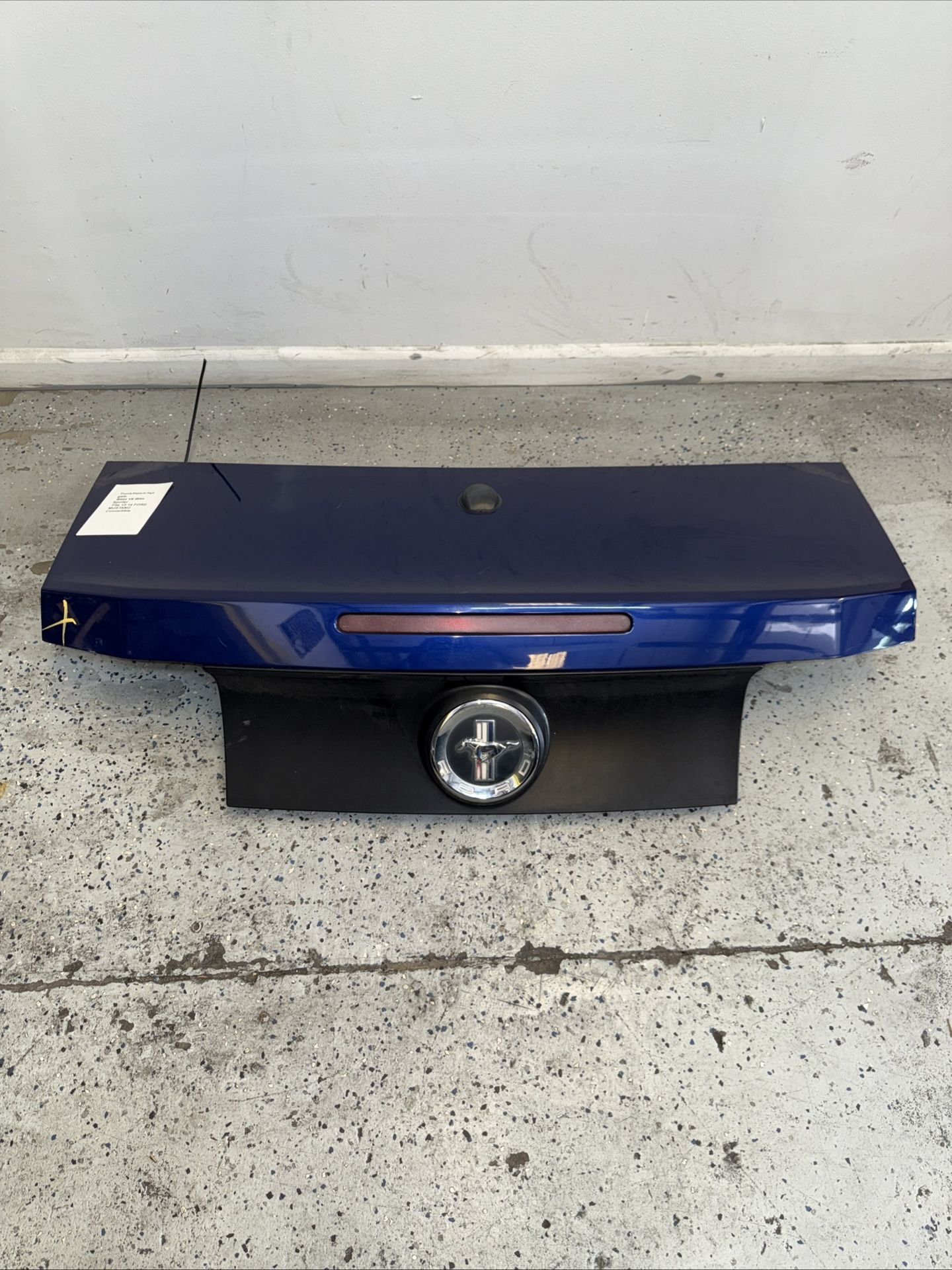Trunk/Hatch/Tailgate Base V6 With Spoiler Fits 13-14 FORD MUSTANG CONVERTIBLE
