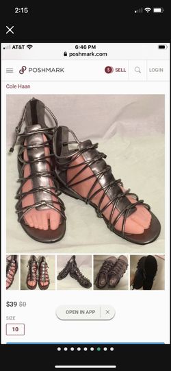 Designer Gladiator Sandals 7.5