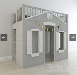 Pottery Barn Kids Playhouse Loft Bed
