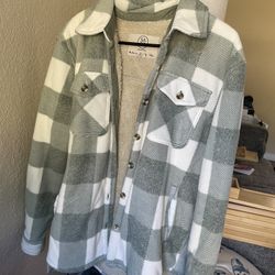 Sage Women’s Fleece-Lined Flannel Jacket 