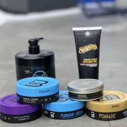 BLEVEL3 POMADES AFTERSHAVES HAIR COLOR FINGER BRUSH SUAVECITO SHAMPOO AND BEARD WASH 