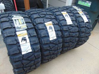 4 New LT 35 12.50 20 Nitto Mud Grappler Tires 10PLYDate 2026