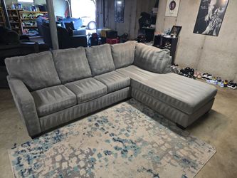 Ashley Ashford Graphite 2-Piece Sectional w/ Chaise