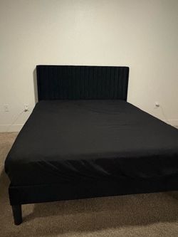 Queen Bed Frame + Mattress Set – Like New, Only 3 Months Old