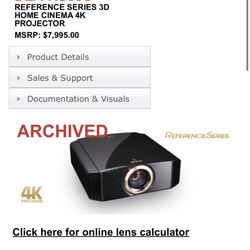 JVC Theater Projector 