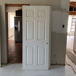 New 6 Panel Hollow Core Doors  X 4 Doors