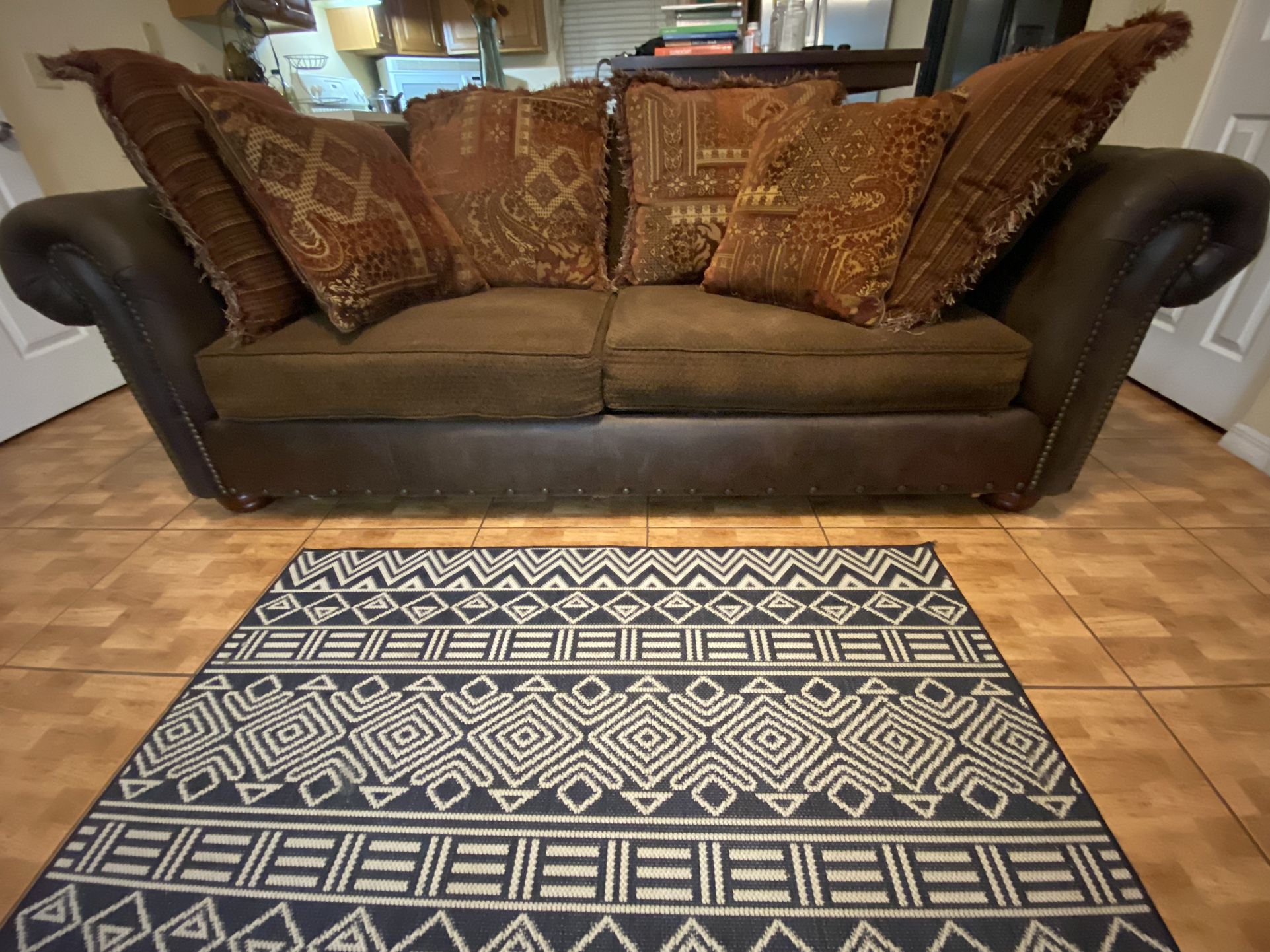 Sofa Sleeper Bed with Queen Sealy Mattress