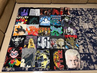 2XL Graphic Tees WWE Band Marvel DC
