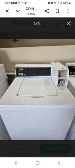 Coin-operated.\nCommercial washer