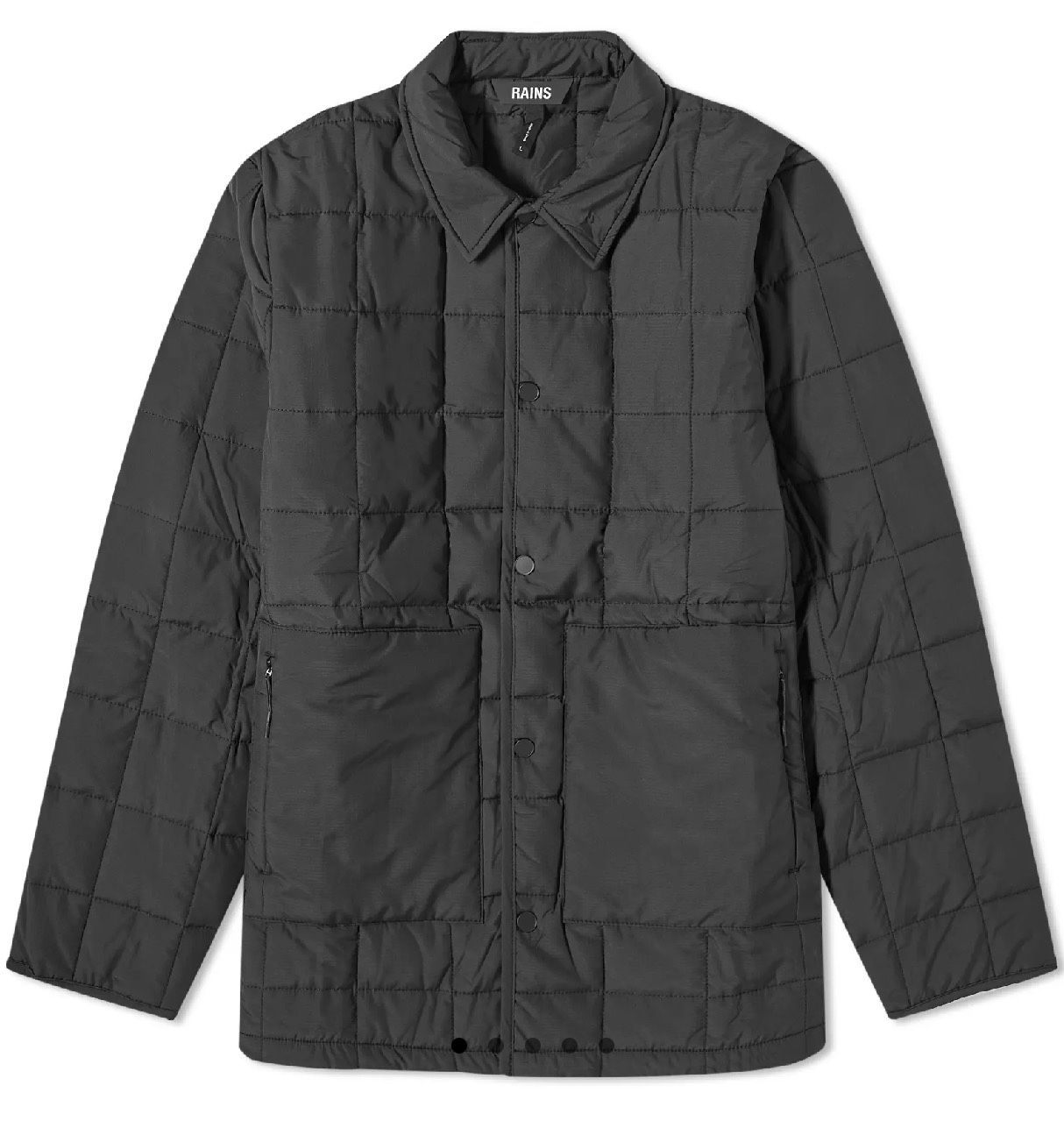 RAINS BLACK JACKET S SIZE