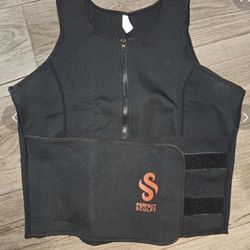 Perfect Sculpt Sweat Vest- Large. New with tags.