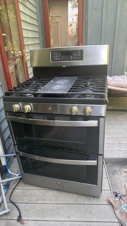 Gas oven double
