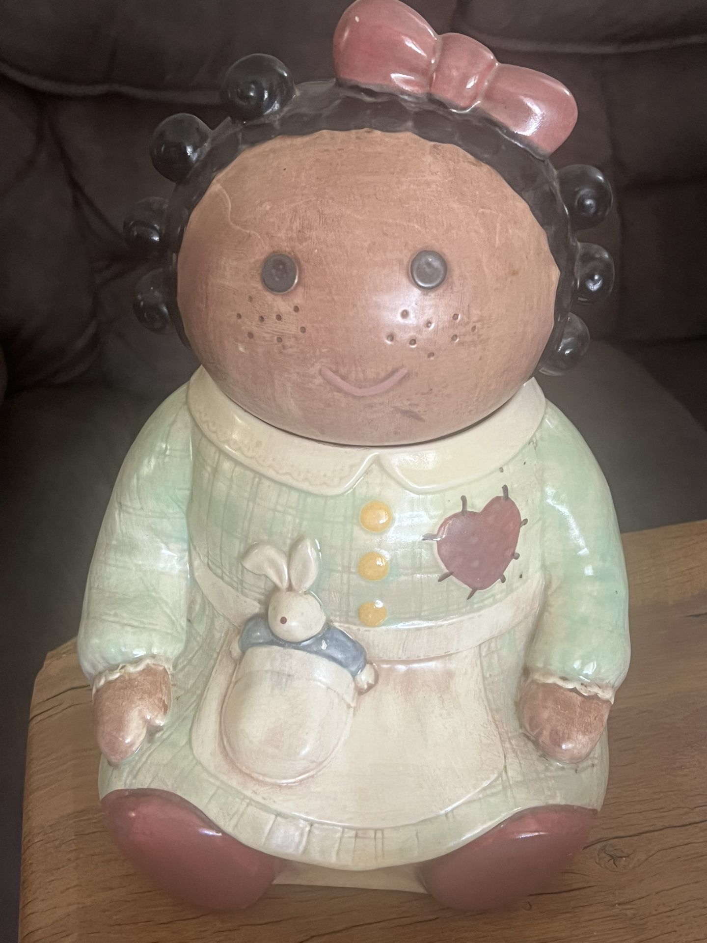 Vintage Treasure Craft Rag Doll "Spice" Ceramic Cookie Jar