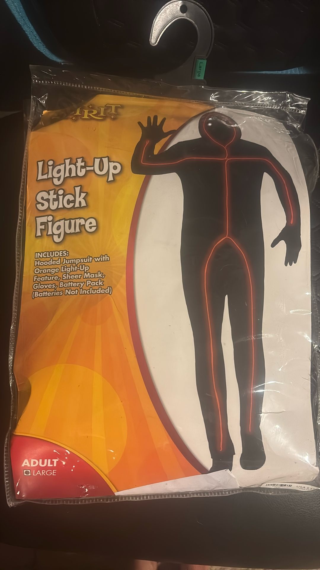 Light-Up π‘ Stick Figure Adult Large π»