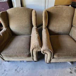 Crate And Barrel Wingback Chairs